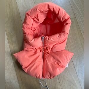 COS Cover Hood Puffer. Orange. One size.